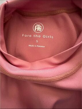 Fore The Girls Women's Rose Pink Crop Top - S